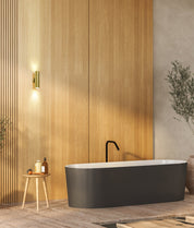 GU10 Exterior Wall Pillar Spot Lights (Solid Polished Brass) IP65