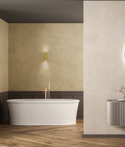 GU10 Exterior Wall Pillar Spot Lights (Solid Polished Brass) IP65