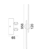 RACHA: Interior Linear LED Tri-CCT Wall Lights