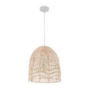 Interior Rattan Ellipse 1 Light Pendant Natural