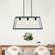 Eaton 3 Light Pendant Matt Black