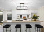 Southport 6 Light Pendant Black