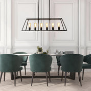 Southport 6 Light Pendant Black