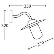 Seaside Lighting BELONGIL - Decorative Outdoor Wall Light Copper