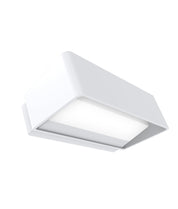 TOPA: LED Exterior Surface Mounted Rectangular Up/Down Wall Lights IP65