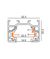 3 Wire 1 Circuit Universal Tracks, Connectors, End Cap & Live End