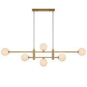 TYSON 6 LIGHT PENDANT ANTIQUE GOLD