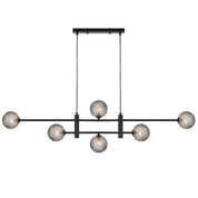 TYSON 6 LIGHT PENDANT BLACK
