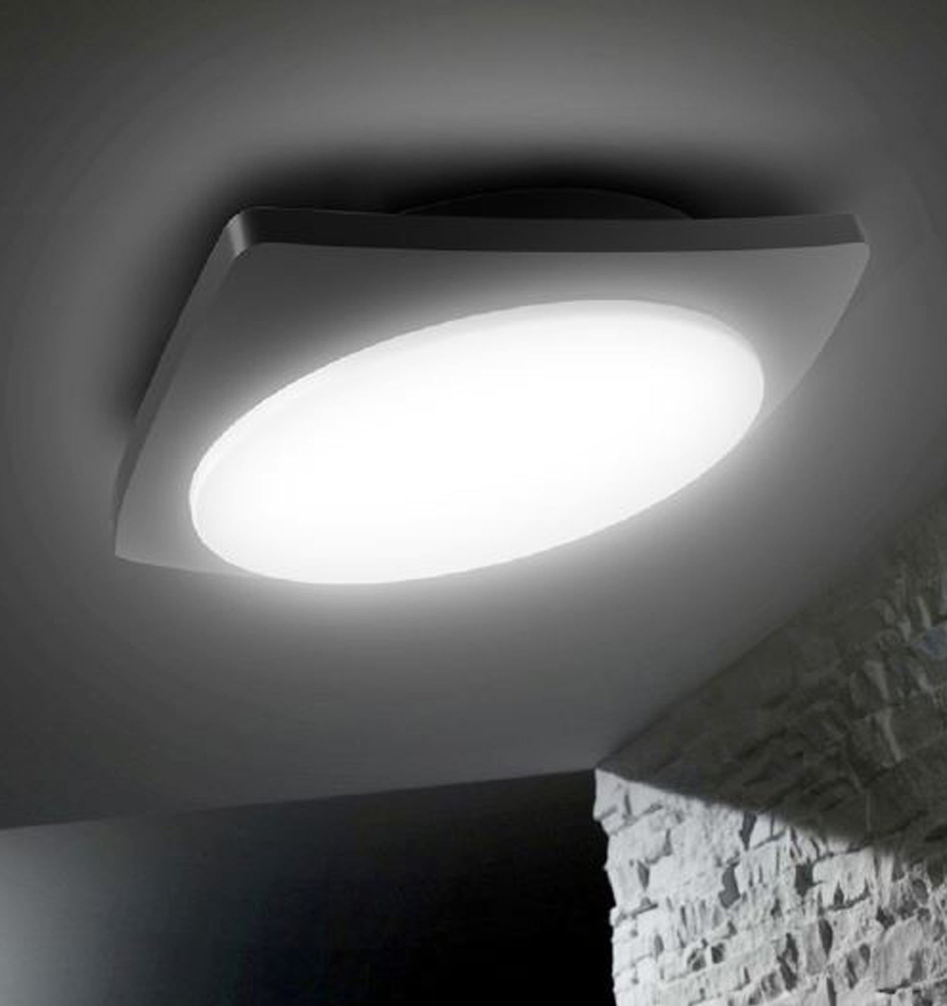 ULAN: Exterior LED Square Wall Ceiling Lights IP65