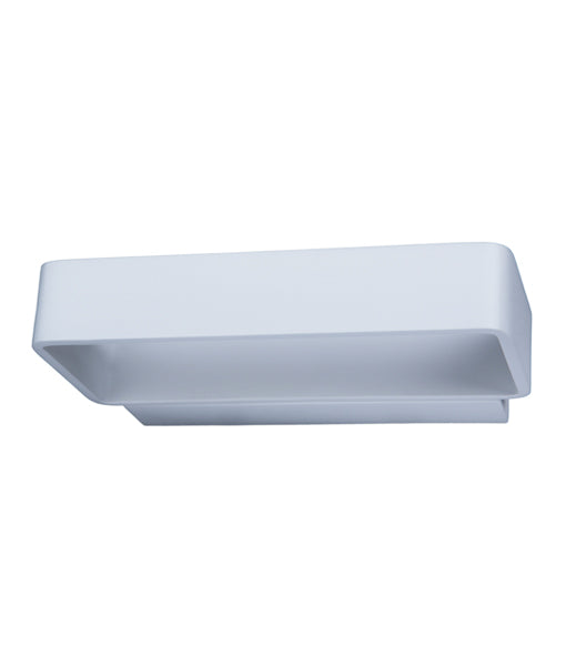 VENICE: City Series LED Interior Matte White Rectangular Up/Down Wall Light