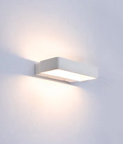 VENICE: City Series LED Interior Matte White Rectangular Up/Down Wall Light