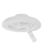 VIFTU: Interior Low Profile DC Surface Mounted Ceiling Fan with LED Tri-CCT Light
