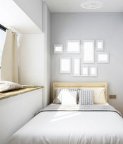 VIFTU: Interior Low Profile DC Surface Mounted Ceiling Fan with LED Tri-CCT Light