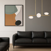 ZECCA 3 LIGHT HORIZONTAL PENDANT