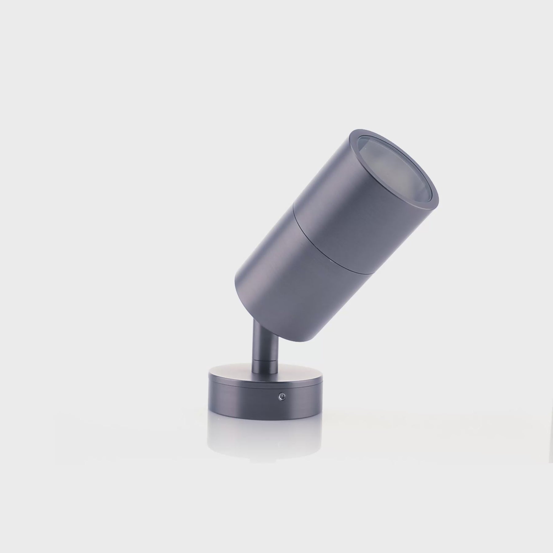 Havit Lighting Tivah Solid Brass Graphite Coloured TRI Colour Single Adjustable Wall Pillar Lights