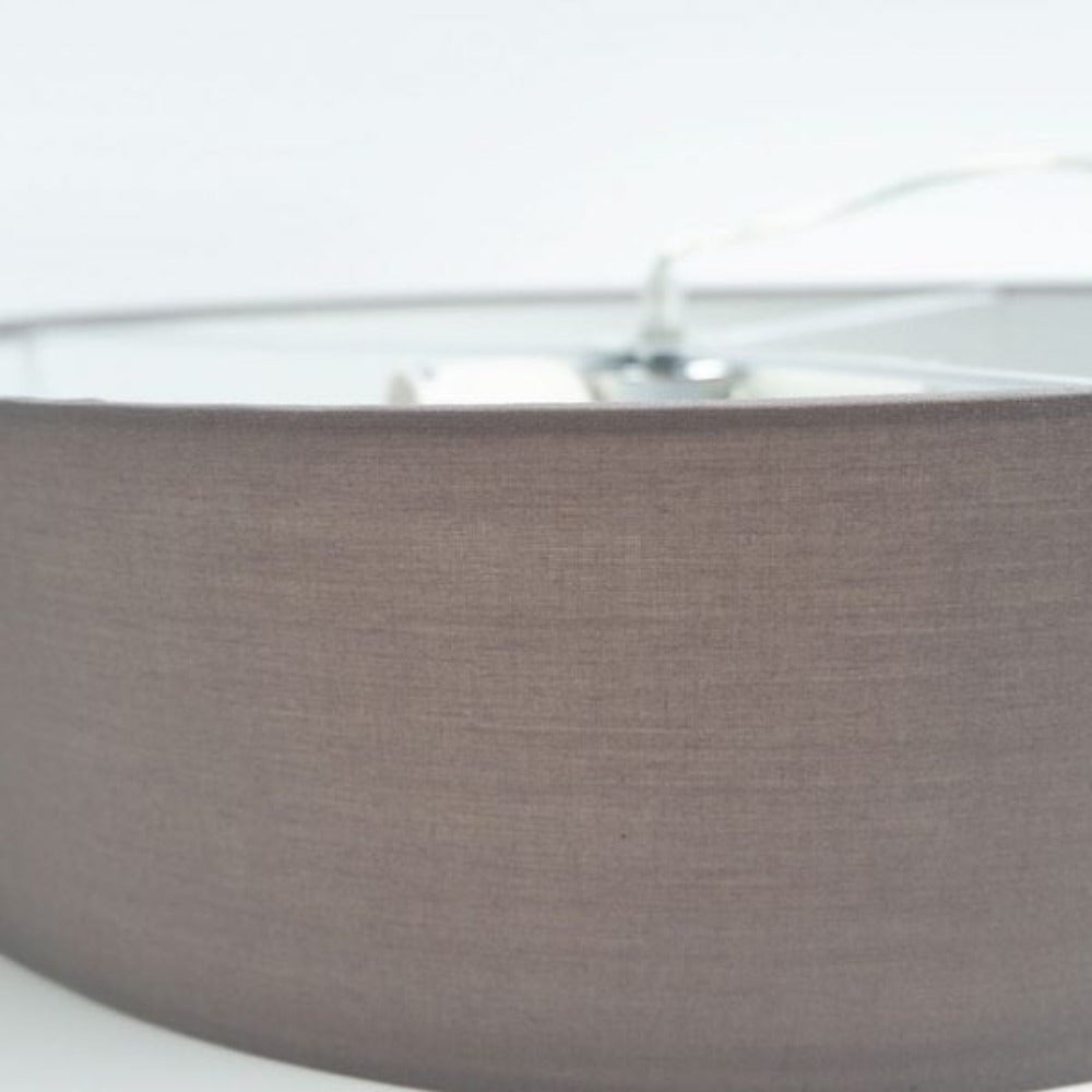 Mara Drum Pendant Light with Grey Shade