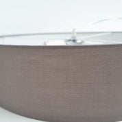 Mara Drum Pendant Light with Grey Shade