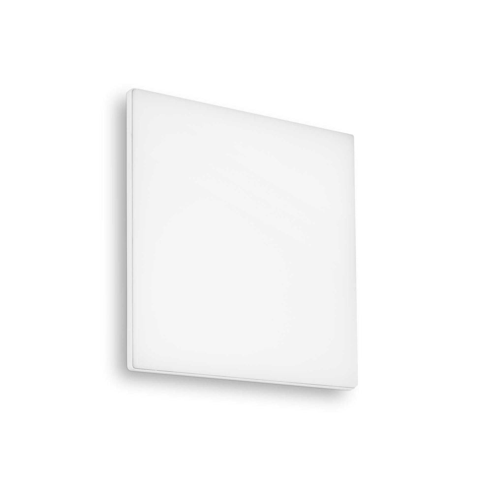 Mib Pl Square LED Oyster Light White Aluminum 3000K