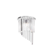 Carlton Ap3 Wall Sconce 3 Lights Metal / Crystals