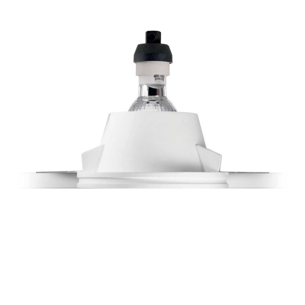 Samba Fi Round Recessed Downlight W128mm White
