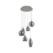 Soft Sp6 Cluster Pendant 6 Lights Metal