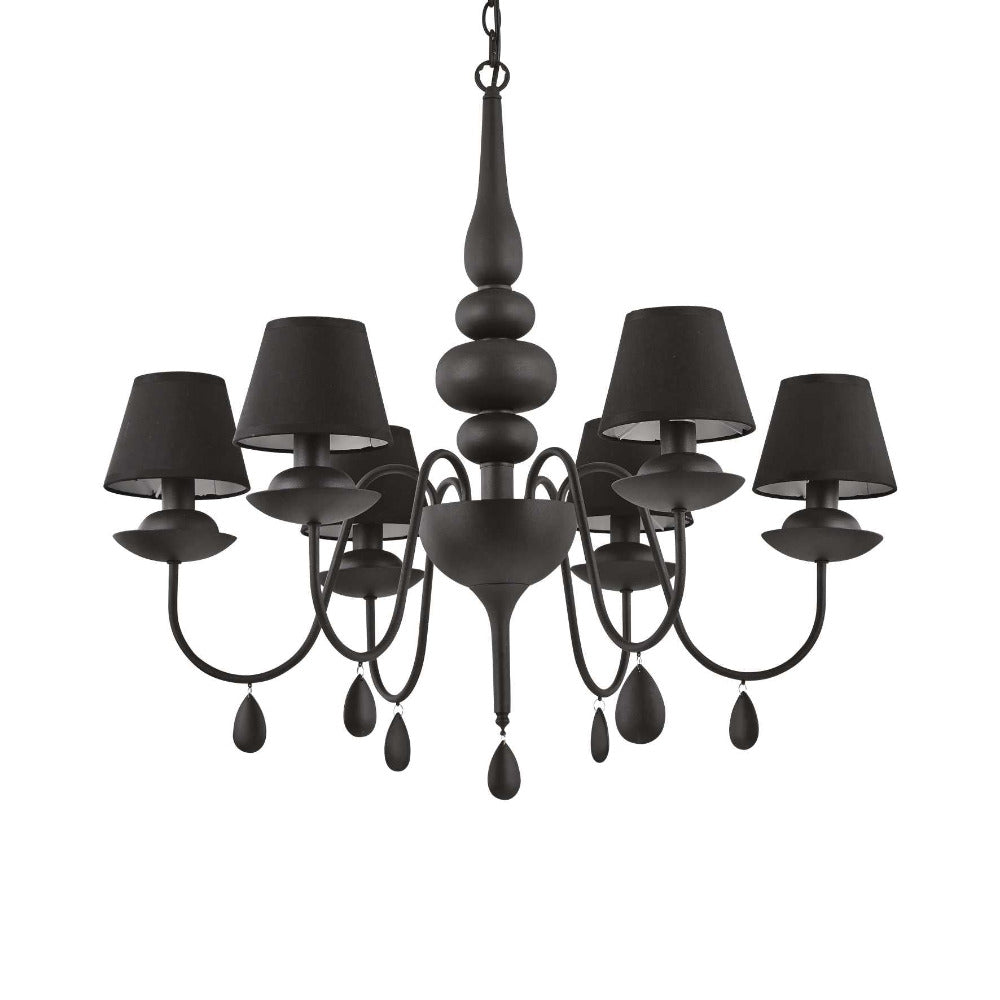 Blanche Sp6 Chandelier 6 Lights Metal