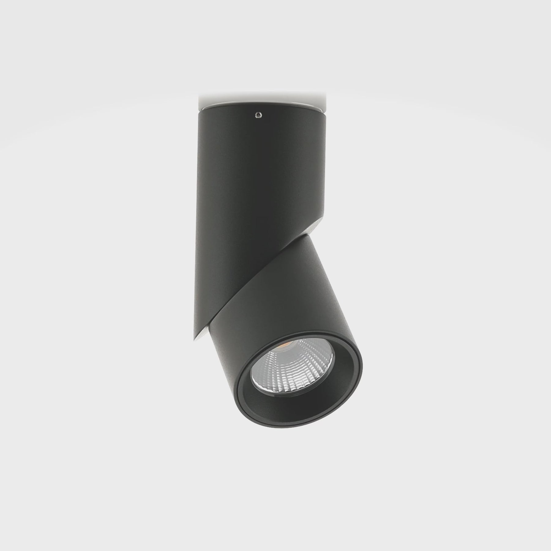 Havit Lighting Nella Black 12w Surface Mounted Rotatable LED Downlight