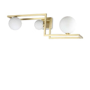 Angolo Pl3 Semi-Flush Mount 3 Lights Metal