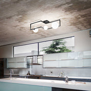 Angolo Pl3 Semi-Flush Mount 3 Lights Metal