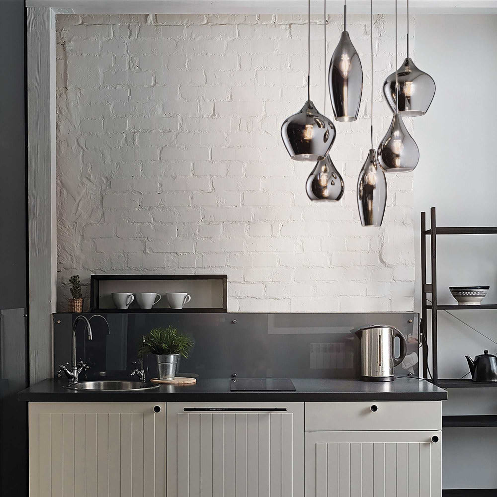 Soft Sp6 Cluster Pendant 6 Lights Metal