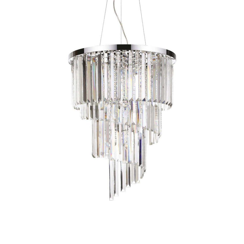 Carlton Sp12 Crystal Pendant 12 Lights Metal / Crystals