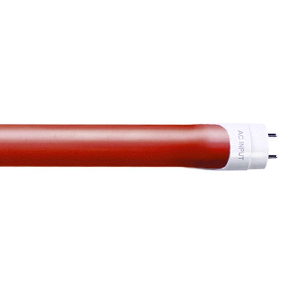 18w LED T8 4 Foot Globe Red VBLFT-345-F-R