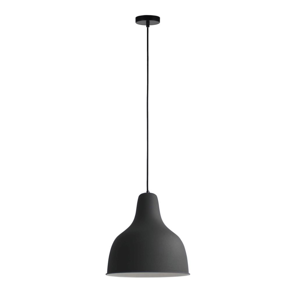 Toronto 1 Light Pendant Black