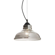Bistro' Sp1 Plate Pendant Light Glass