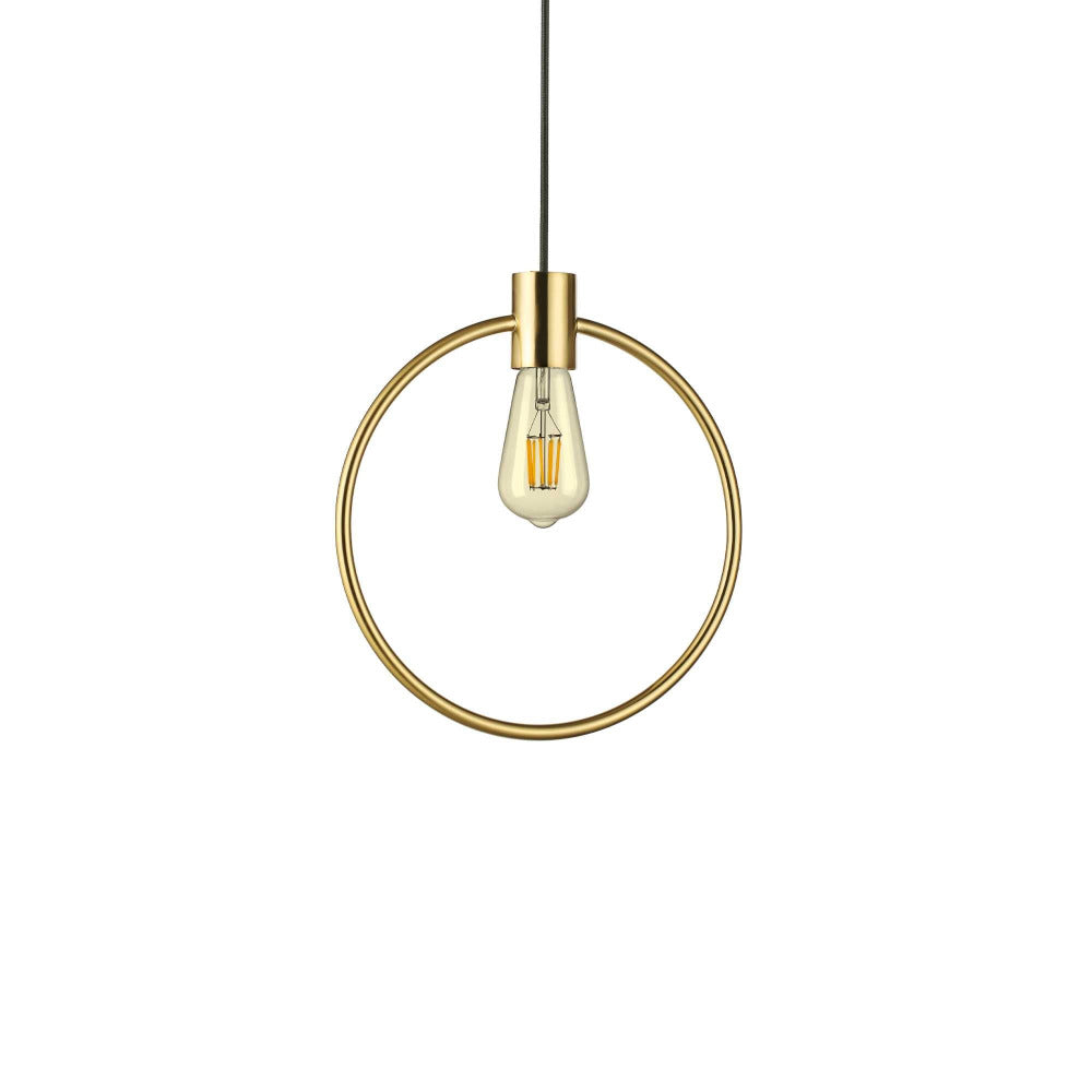 Round Abc Sp1 Pendant Light Brass