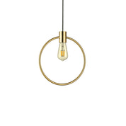 Round Abc Sp1 Pendant Light Brass
