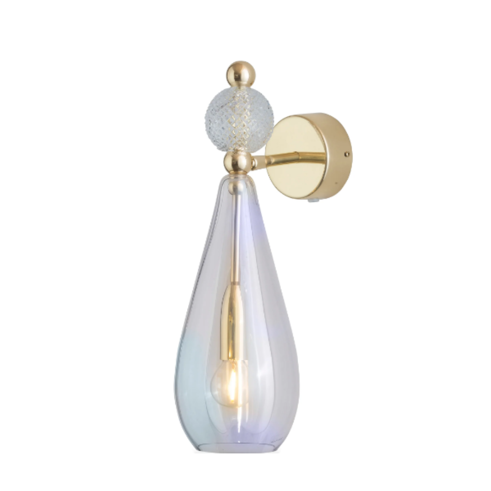 Smykke Bedside Reading Light Crystal Check Ball W120mm