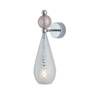 Smykke Bedside Reading Light Crystal Check W120mm