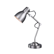 Nord Table Lamp Satin Chrome Metal