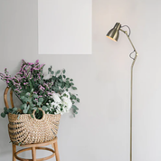 Nord Floor Lamp Antique Brass Metal