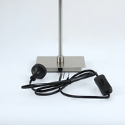 Pueblo Set of 2 Table Lamp Black Fabric