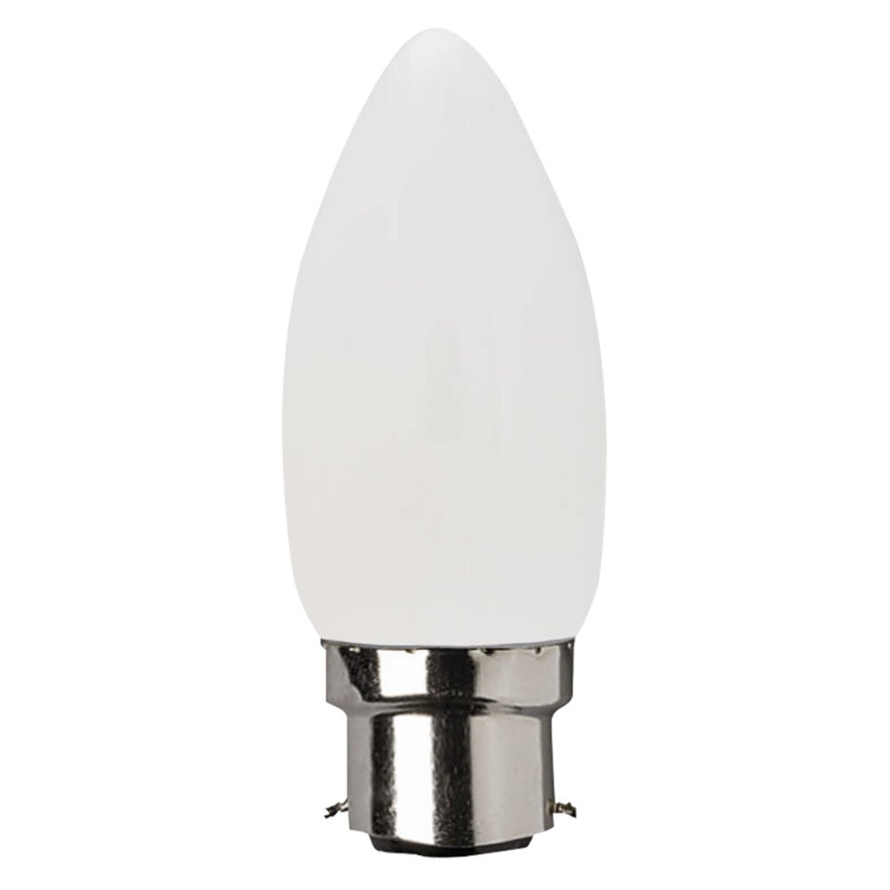 Candle LED Filament Globe 240V 4W BC Opal Glass 5000K