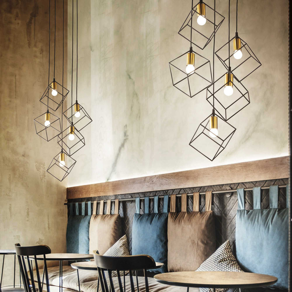 Ice Sp5 Cluster Pendants 5 Lights Metal