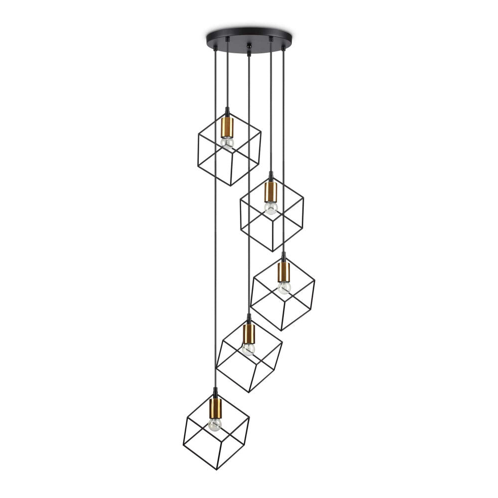 Ice Sp5 Cluster Pendants 5 Lights Metal