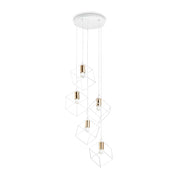 Ice Sp5 Cluster Pendants 5 Lights Metal