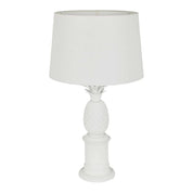 Bermuda Table Lamp White Brass