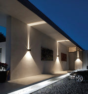 TOCA: Exterior LED Adjustable Lens Cover Surface Mounted Up/Down Wall Lights IP54