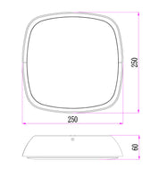 DOCCIA: Exterior LED Round Wall / Ceiling Lights IP65