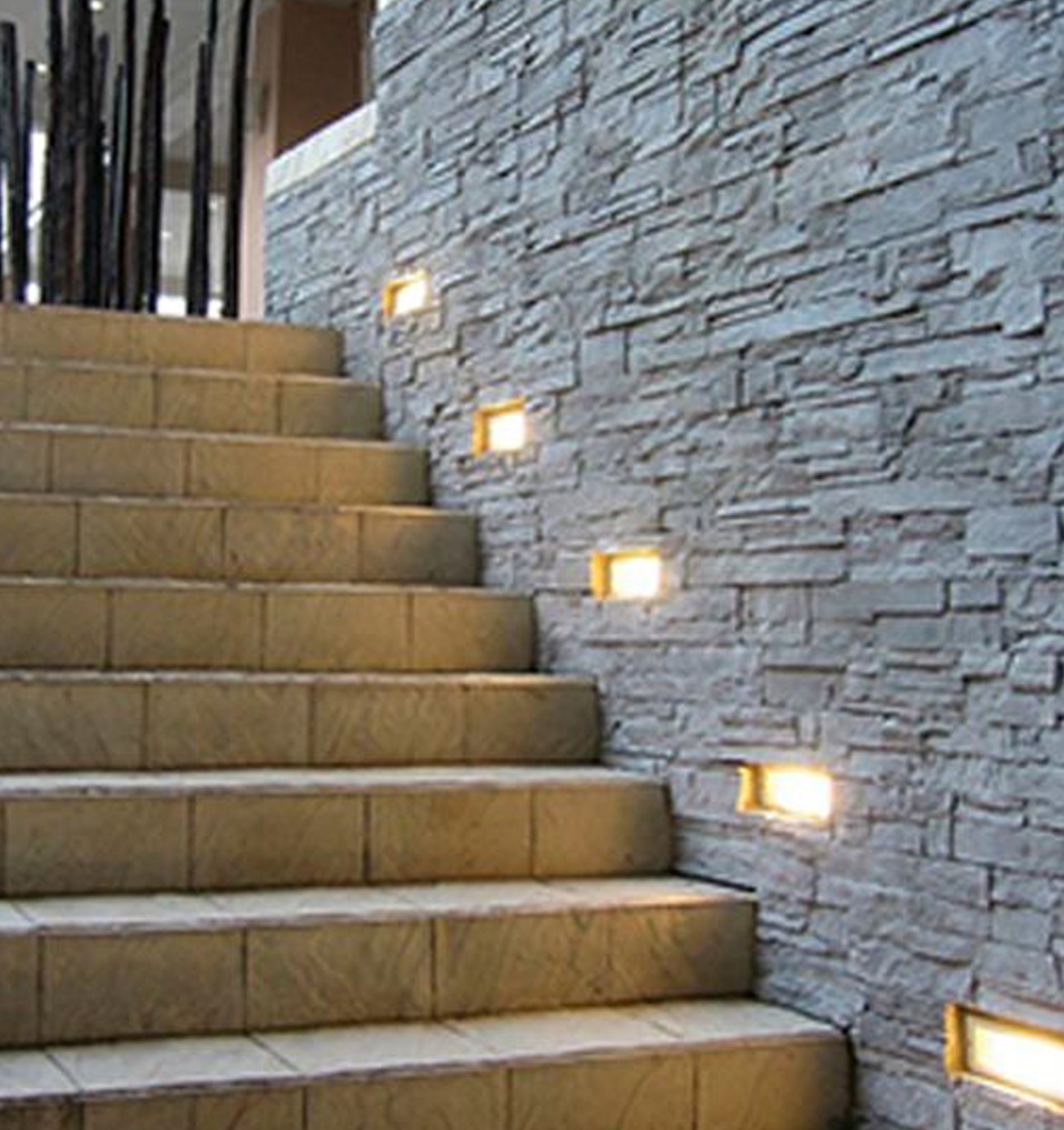 BRICKTRI: Exterior LED Tri-CCT Recessed Rectangular Frosted Diffuser Wall / Brick Lights IP65