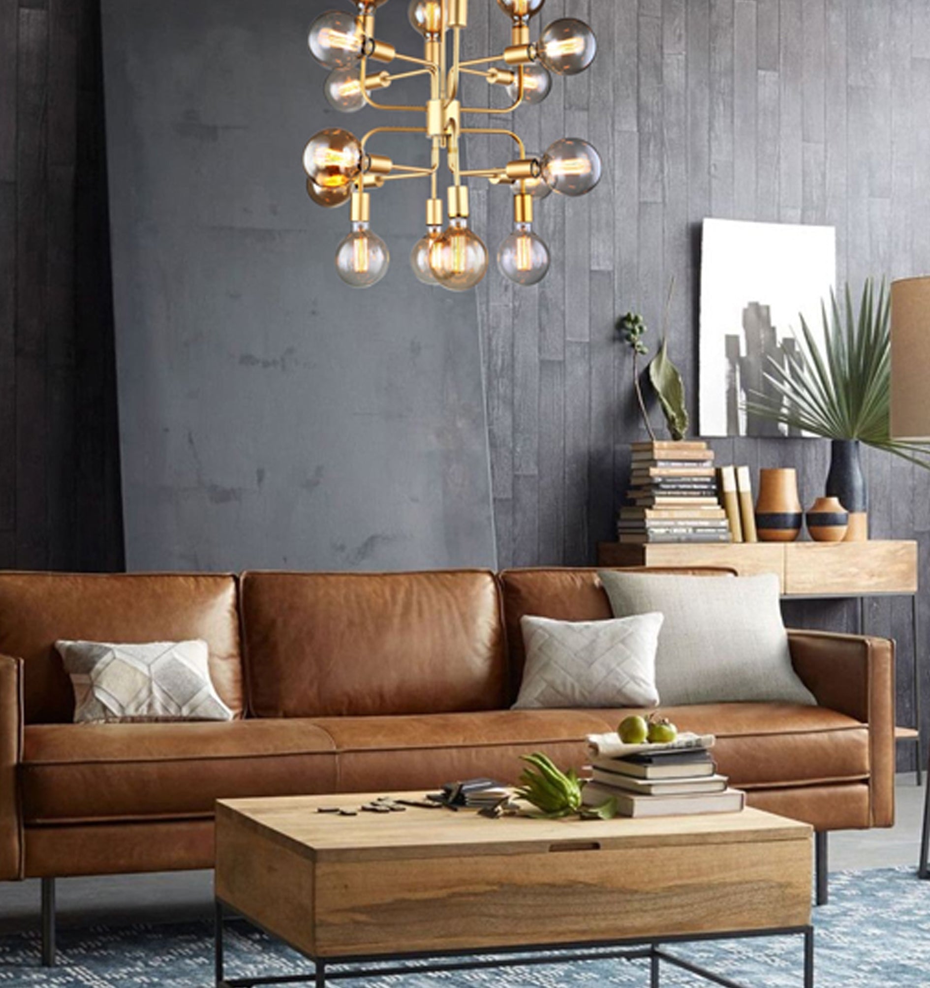 HEXADE: Interior Modern Abstract Pendant Light - 16 Lamps